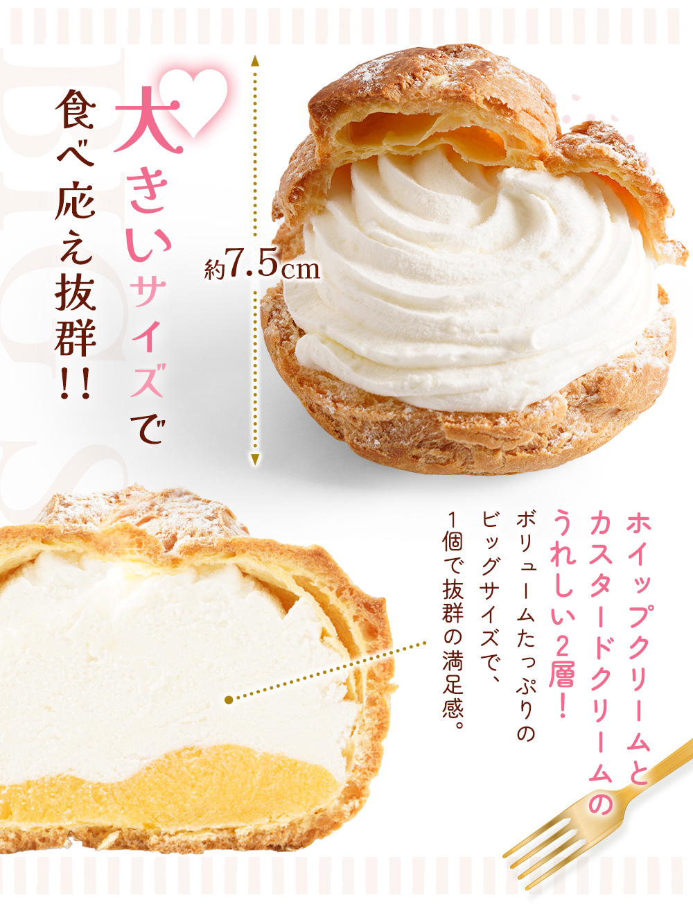 シュークリーム6個セット RC6 | タカナシミルク WEB SHOP 法人・プロユース