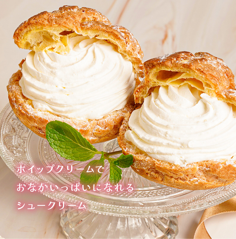 シュークリーム6個セット RC6 | タカナシミルク WEB SHOP 法人・プロユース