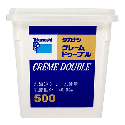 クレームドゥーブル500g | タカナシミルク WEB SHOP 法人・プロユース